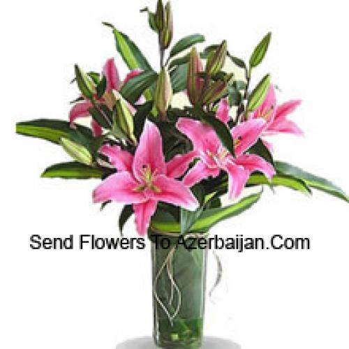 Cute Pink Lilies