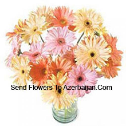 25 Gerberas Variadas y Elegantes