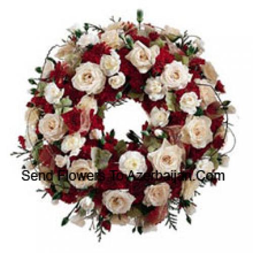 Stunning Mixed Flower Wreath