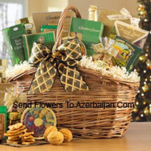 A Beautiful Hamper Containing Goodies