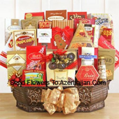 Delicious Basket Containing Snacks